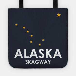 Skagway Alaska Alaskan Flag Stars for Cruise Tote