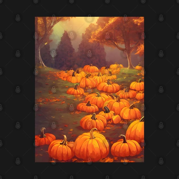 Shiny Pumpkin Spice in the Fall Pumpkin Patches in Mystical Forest by DaysuCollege