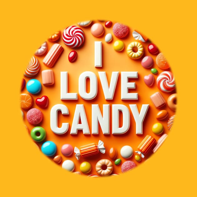 I Love Candy by TshirtLoka
