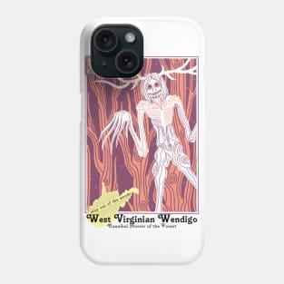 Wendigo Postcard Image Phone Case