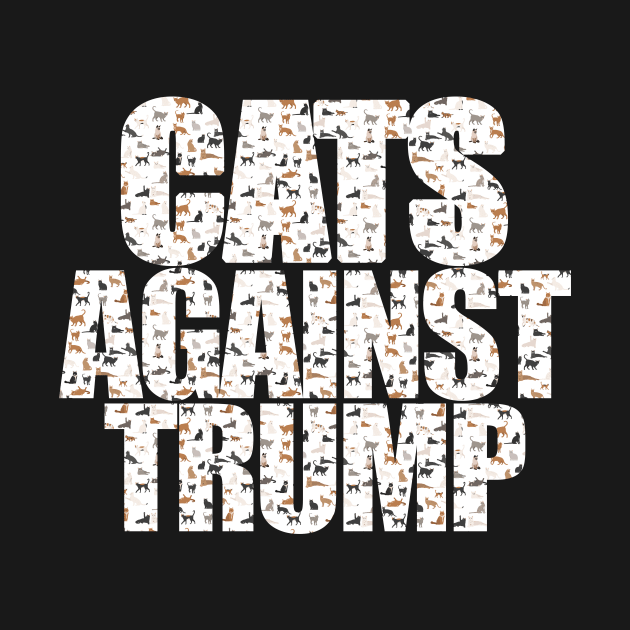 Cats against Trump by bullshirter
