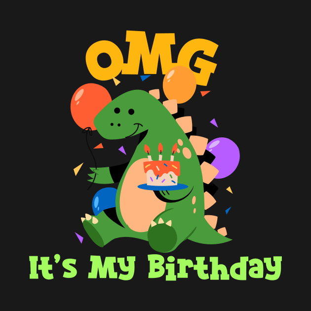 OMG It's My Birthday Dino by TV Dinners