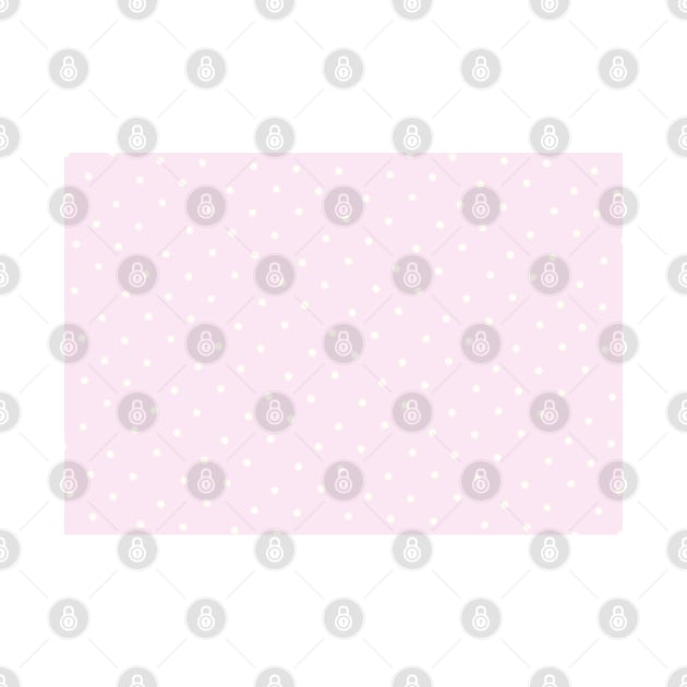 Pastel Pink Dot Pattern by Trippycollage