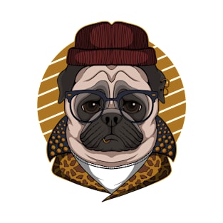 Pug Dog feeling like a gentleman T-Shirt