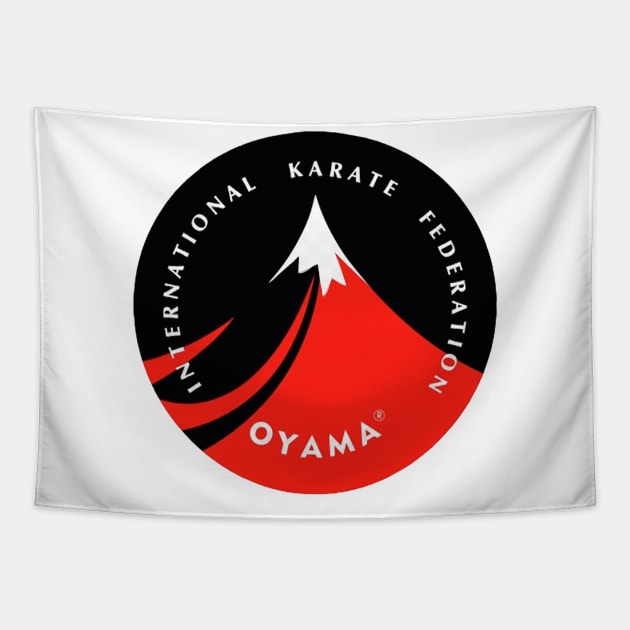 OYAMA International Karate Federation Tapestry by FightIsRight