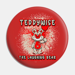 Teddywise The Laughing Bear Graphic Pin