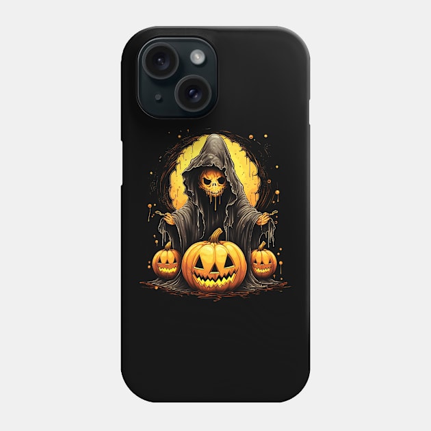 Eerie Halloween Ghoul Art Phone Case by Captain Peter Designs