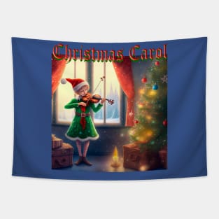 Christmas Carol - Merry Christmas Tapestry