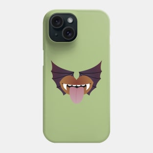 A Vampire's Kiss - BROWN BAT Phone Case