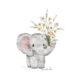 Bouquet Elephant T-Shirt