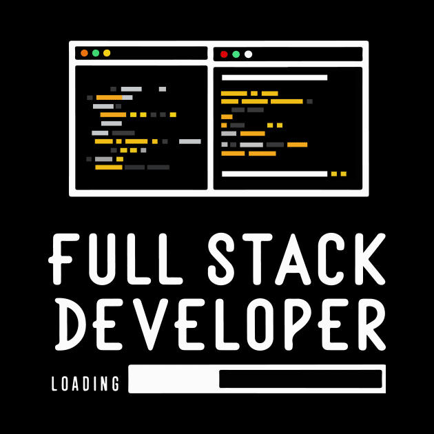 Full Stack Developer Loading by GrafiqueDynasty