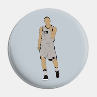 Manu Ginobili Celebration Pin