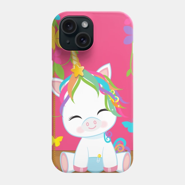 UNICORNIO Phone Case by HATIKVA PRINT