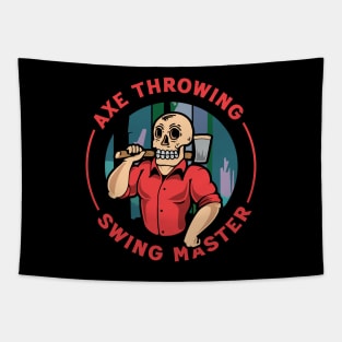 Throwing Axe Swing Master Tapestry