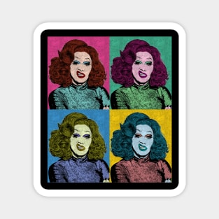 Jinkx Monsoon Chritmas Holiday 80s Pop Art Style Magnet