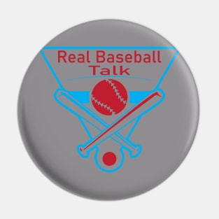 Real Baseball Talk Triangle Logo Pin