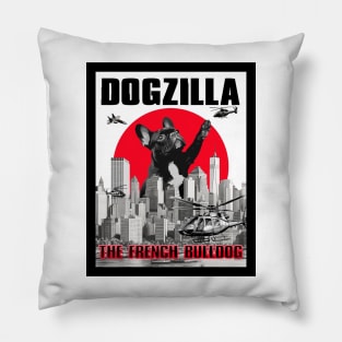 Dogzilla: The French Bulldog Pillow