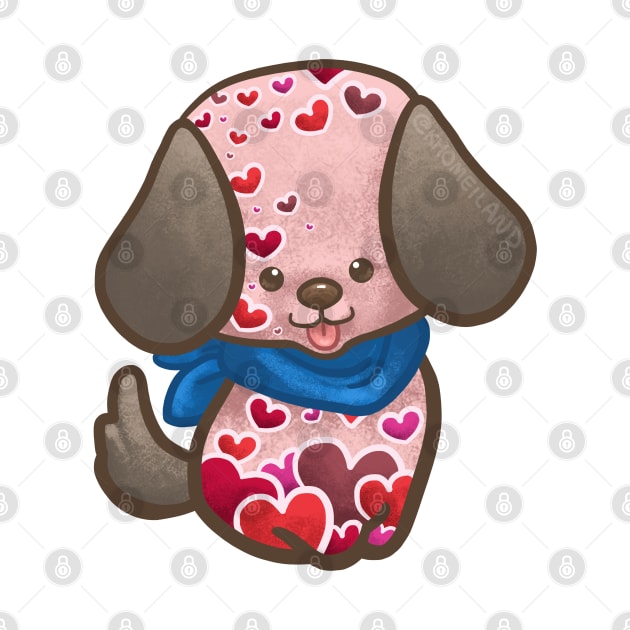 Dog with Heart Pattern by Khotekmei