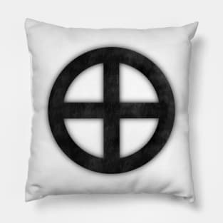 Solar Cross Non-centric Pillow