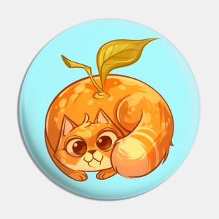 Cat Tangerine Pin