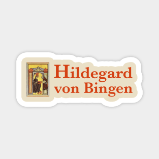 Hildegard von Bingen - Vision and Name Test Design Magnet