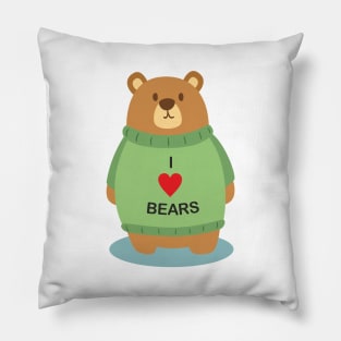 I love bears Pillow