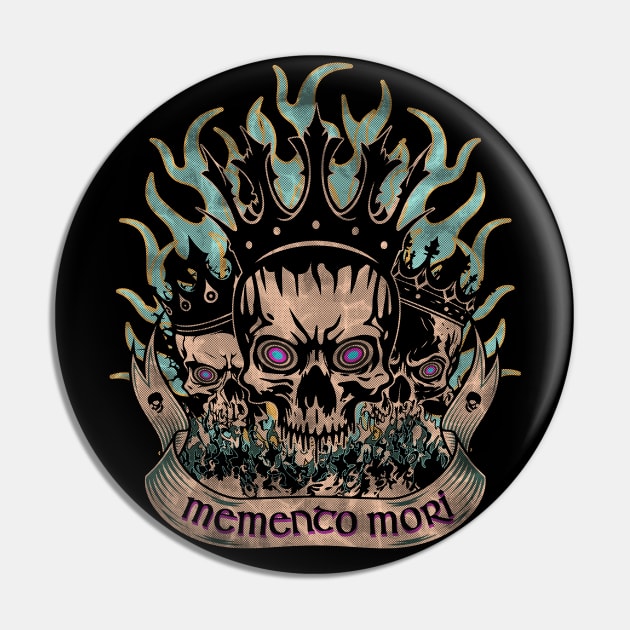 Memento Mori Pin by Liesl Weppen