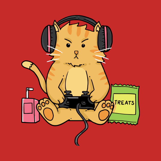 Gamer Cat by Nowhereman78