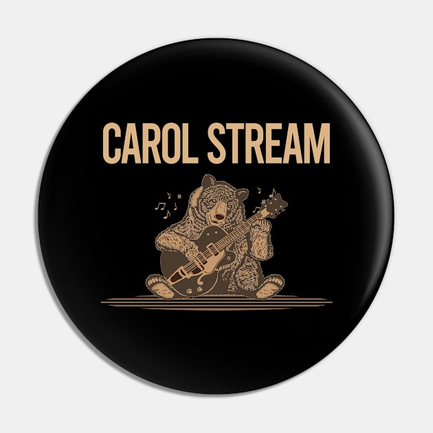 Brown Bear Guitar Carol Stream Pin by rosenbaumquinton52