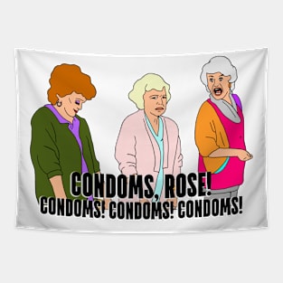 Condoms, Rose! Tapestry