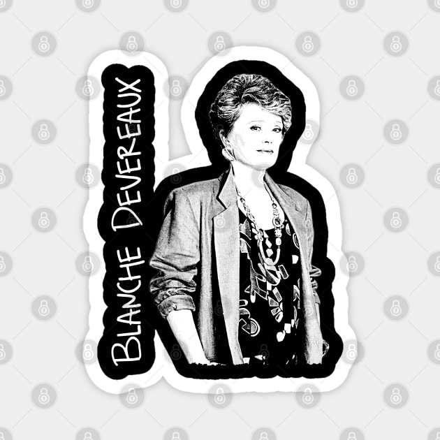 Blanche Devereaux Magnet by Lowchoose