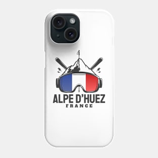 Alpe d'Huez France Ski Resort Skiing Souvenir Phone Case