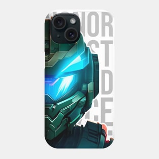 Halo game quotes - Master chief - Spartan 117 - Half white v1 Phone Case