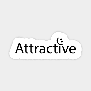 Attractive typographic artwork Magnet