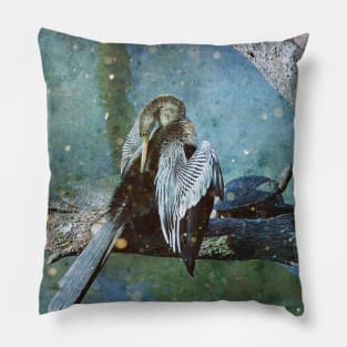 Anhinga Pt2 Pillow