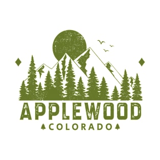 Applewood Colorado Mountain Souvenir T-Shirt