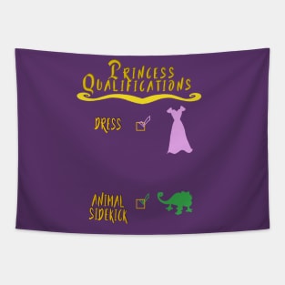 Princess Qualifications (Rapunzel Version) Tapestry