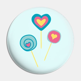 Yellow lollipops sweet love Pin