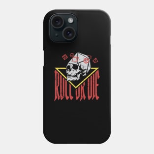 Roll Or Die DnD Dice Skull Phone Case