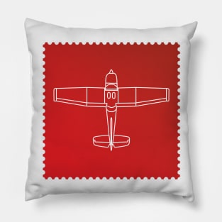 Red Plane Pillow