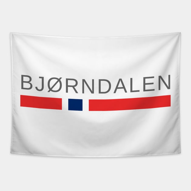 Bjørndalen Norway Tapestry by tshirtsnorway