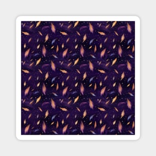 Feather and Stars - Pattern Design Magnet