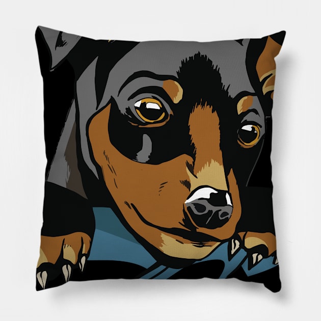 Cute Dog Pocket Pillow by franbow