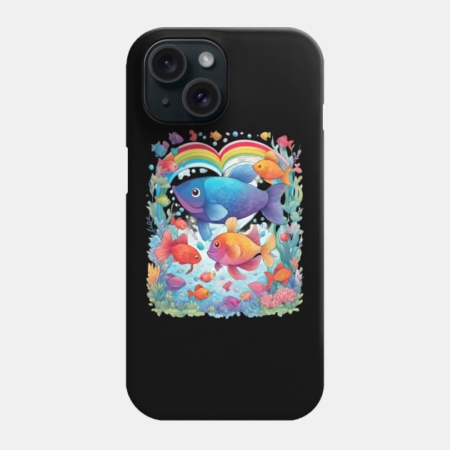 Aquarium Fish Phone Case by animegirlnft