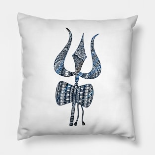 Shiva's Trident Pillow