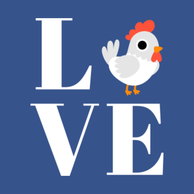 Discover Love Chickens - Chicken Lady - T-Shirt