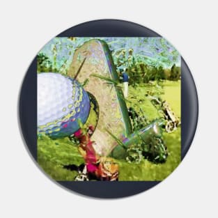 Playing Golf Pin