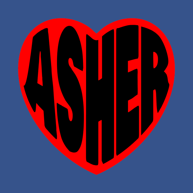 Asher in my Heart by Kuni Art