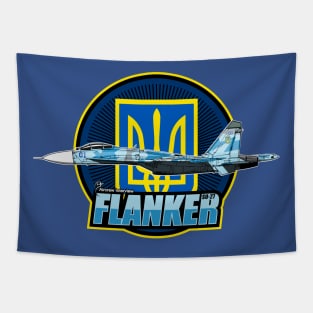 Ukrainian SU-27 Flanker Tapestry