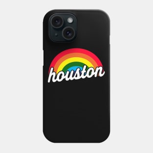 Houston Gay Pride Rainbow LGBT Flag Phone Case